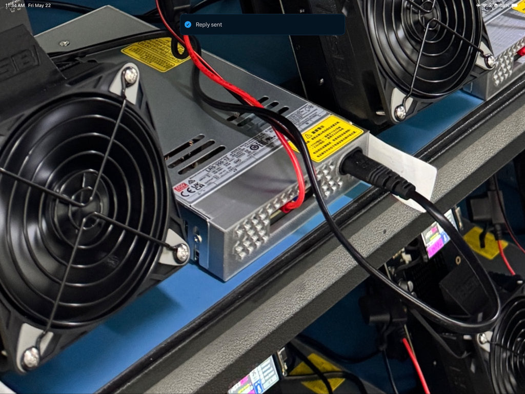 BSB NerdQaxe++ Rev 6.1 - 6 TH/s Bitcoin Miner