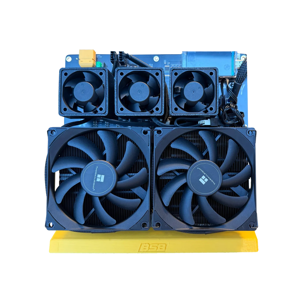 BSB NerdOctaxe - 12 TH/s Eight-Chip Bitcoin Miner