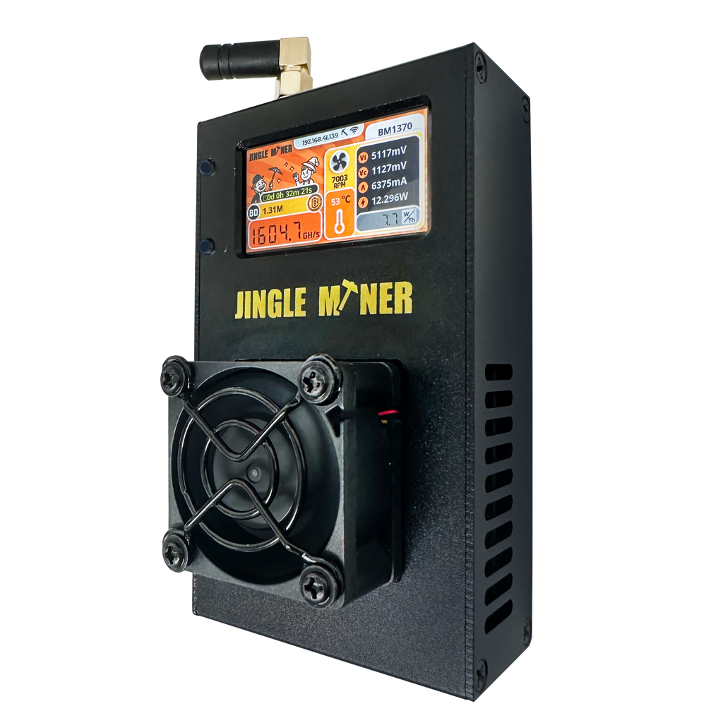Jingle Miner BTC Solo Lite - 1.2 TH/s Bitcoin Miner
