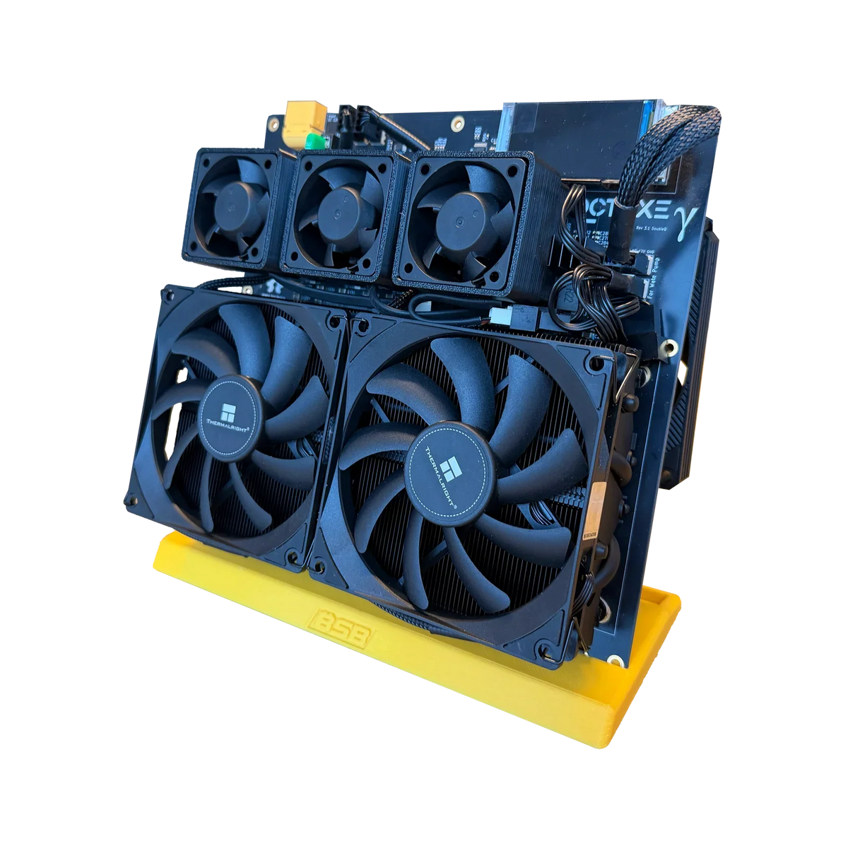 BSB NerdOctaxe - 12 TH/s Eight-Chip Bitcoin Miner