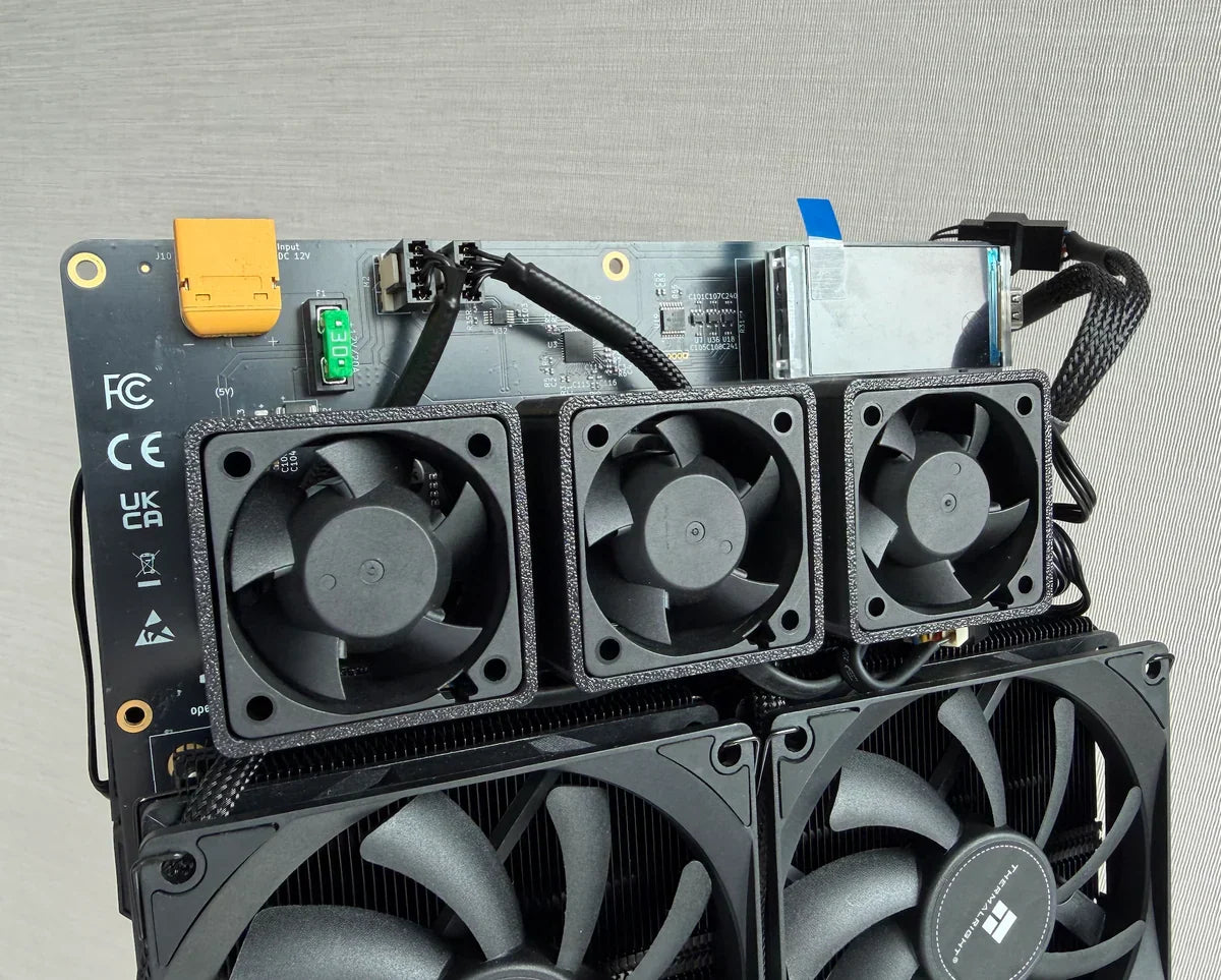 BSB NerdOctaxe - 12 TH/s Eight-Chip Bitcoin Miner