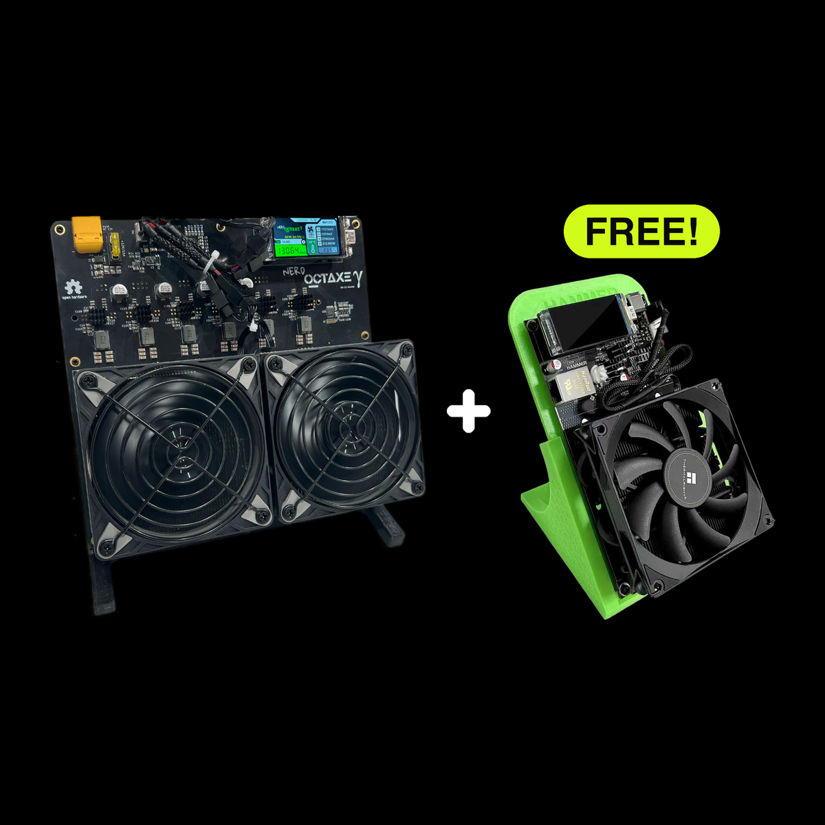 Dual Algorithm Bundle - NerdOctaxe 12 TH/s + Hammer DC06 330 MH/s